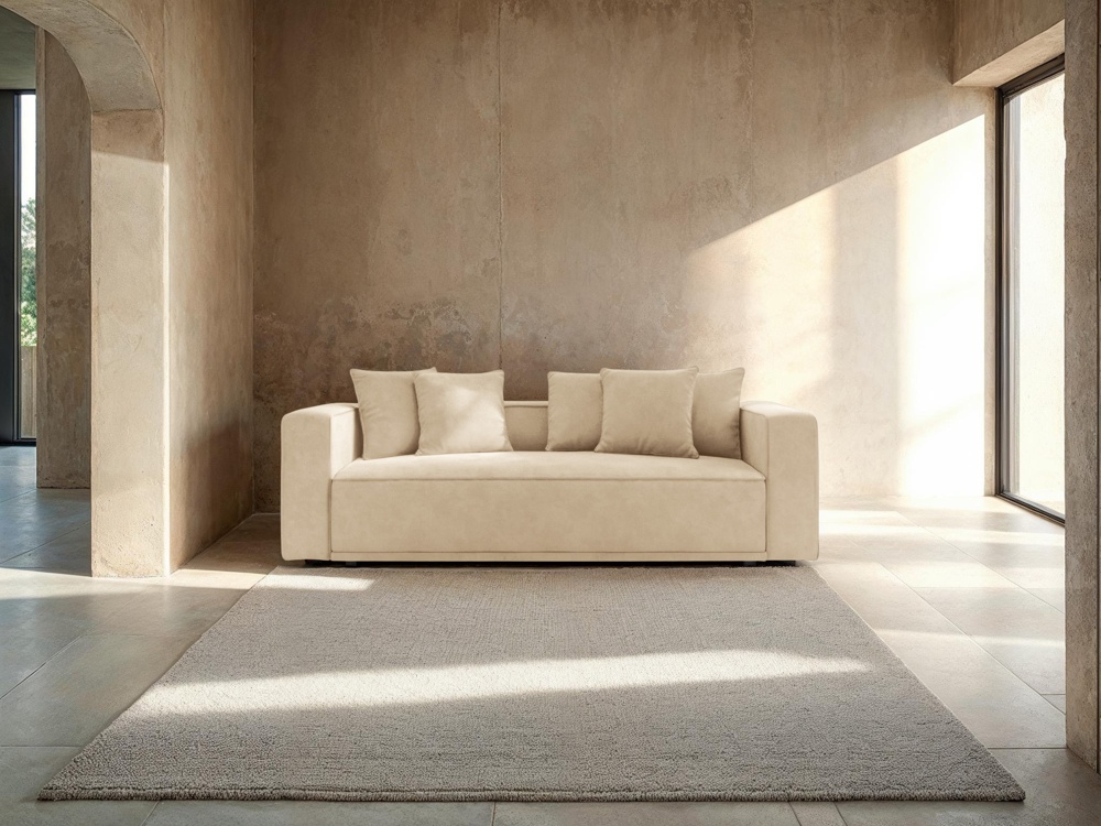 Catalia Home: Leti - sofa with bed function and box 3 seats