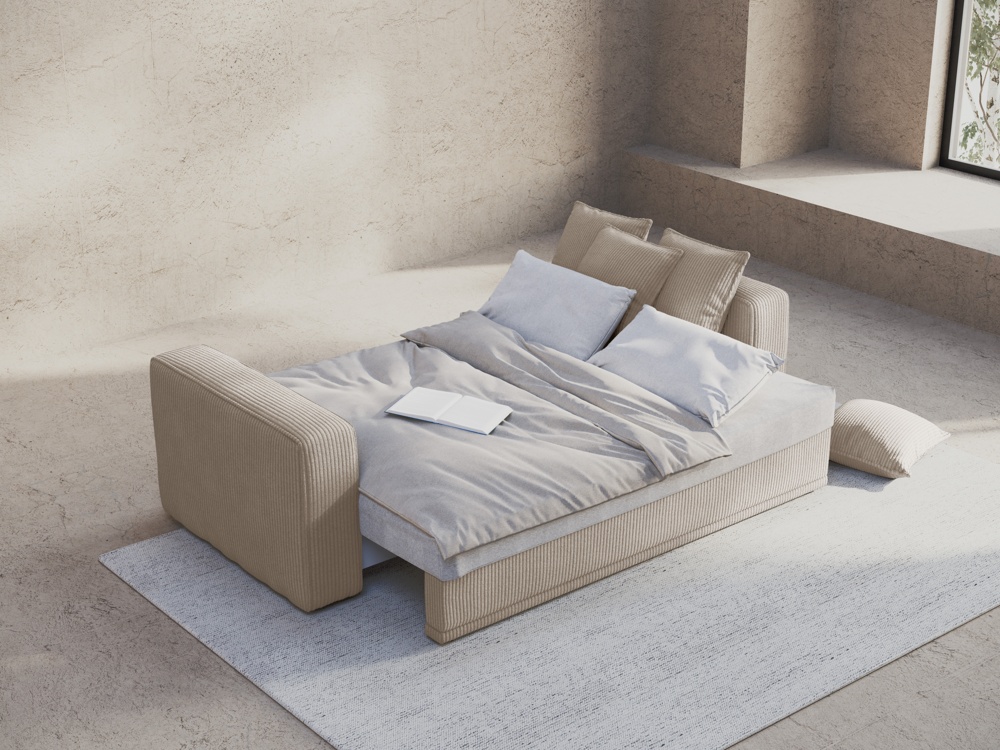 Catalia Home: Leti - sofa with bed function and box 3 seats